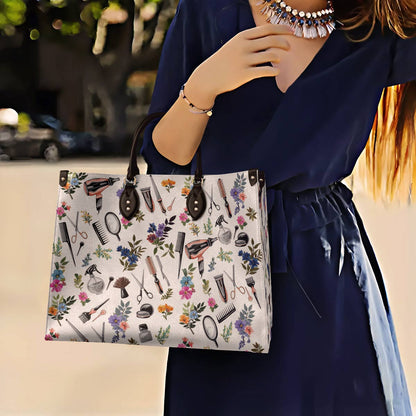 Leather Bag Hairstylist’s Elegance