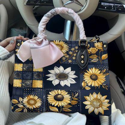 Leather Bag Classic Sunflower
