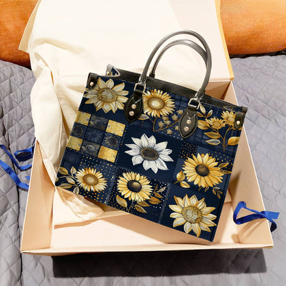 Leather Bag Classic Sunflower