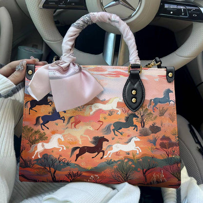 Leather Bag Desert Gallop