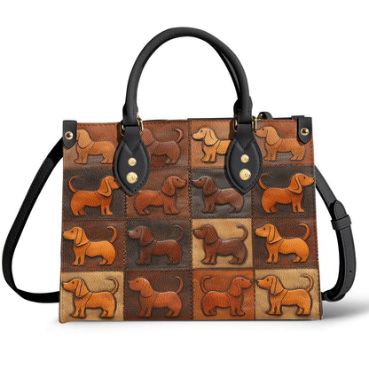 Dachshund Leather Bag Piece Of Love