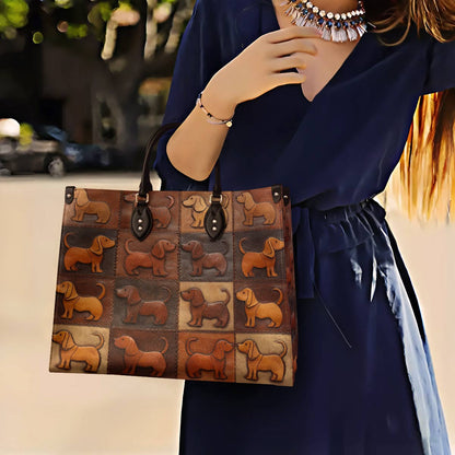 Dachshund Leather Bag Piece Of Love