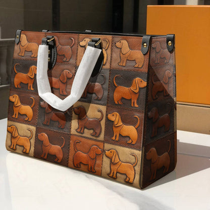 Dachshund Leather Bag Piece Of Love