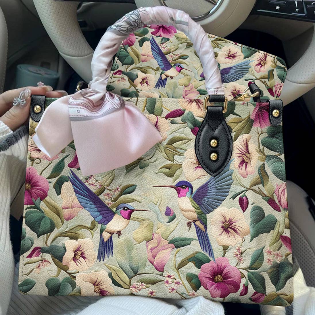 Hummingbird Leather Bag Lush Melody