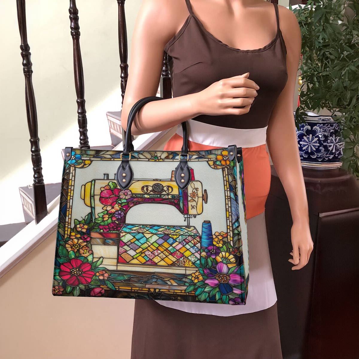 Leather Bag Quilt & Color