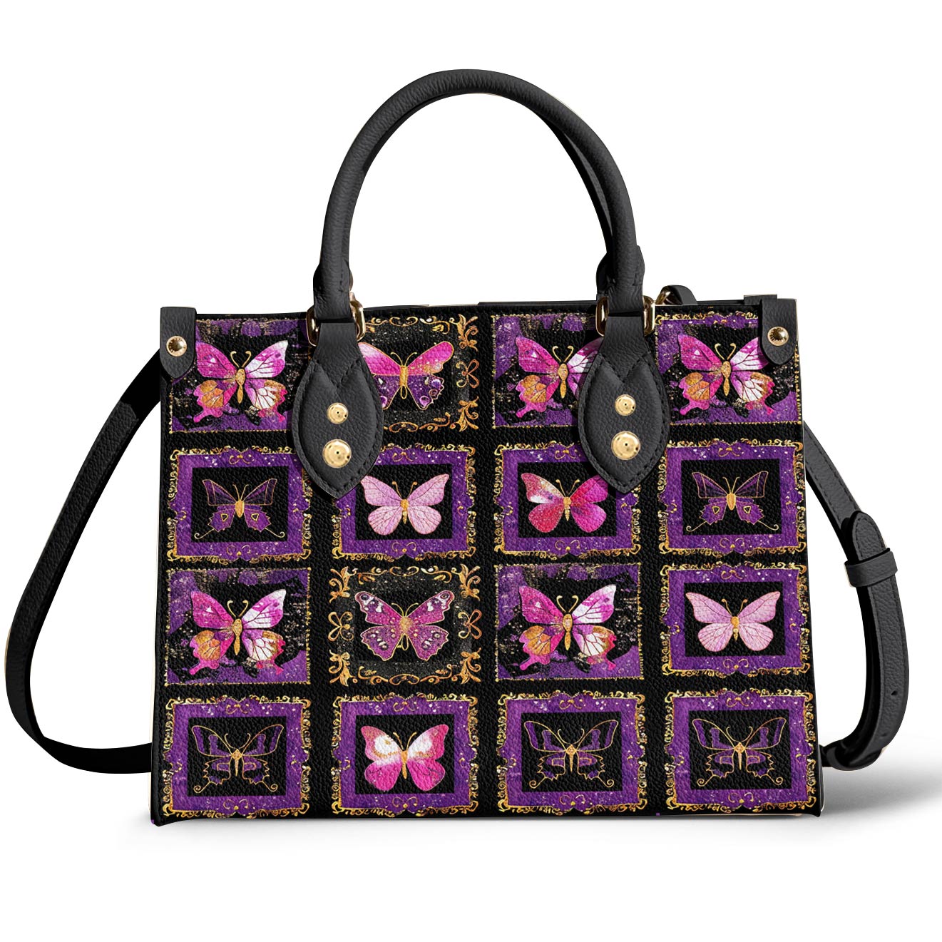 Leather Bag Gorgeous Butterfly Tapestry