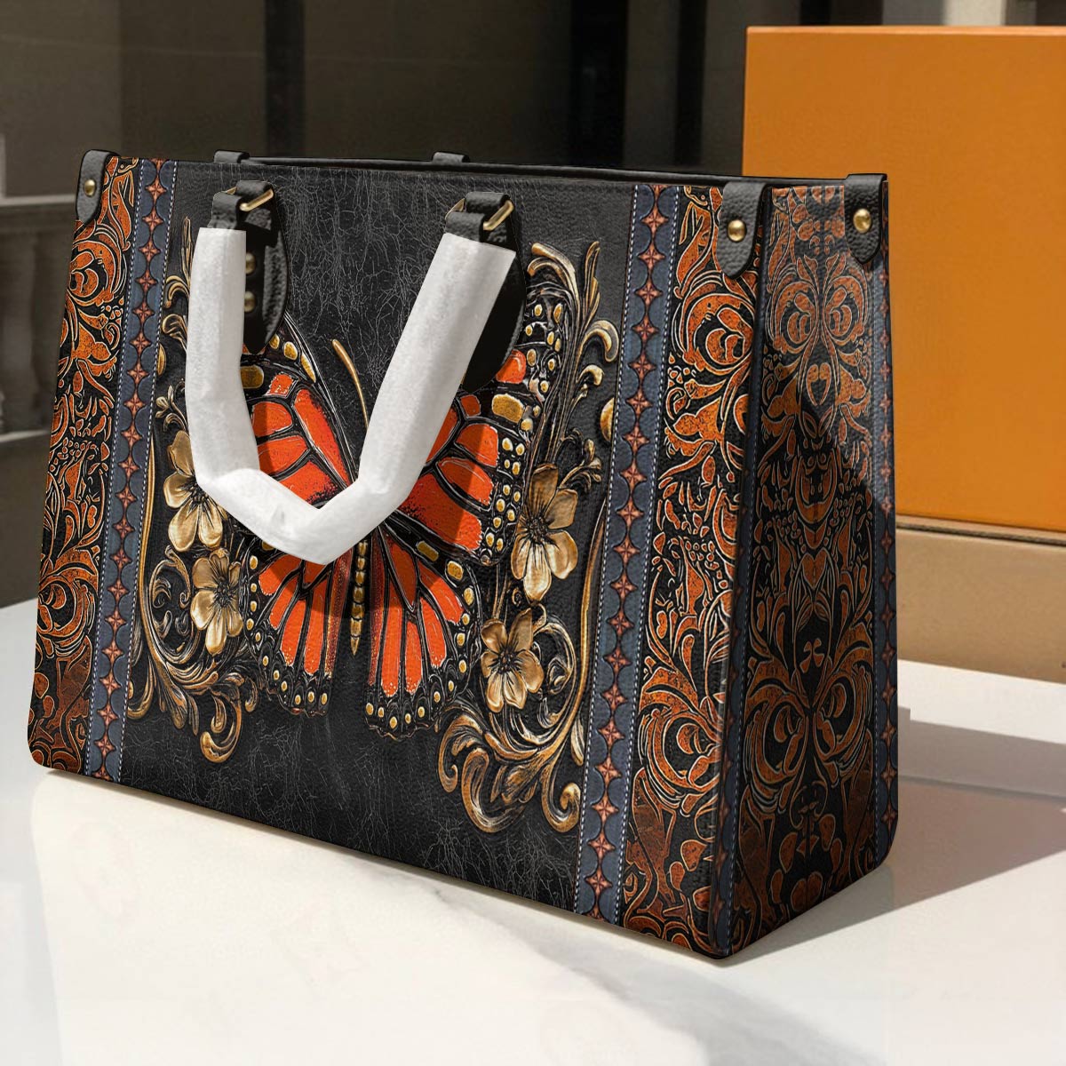 Butterfly Leather Bag Victorian Blaze
