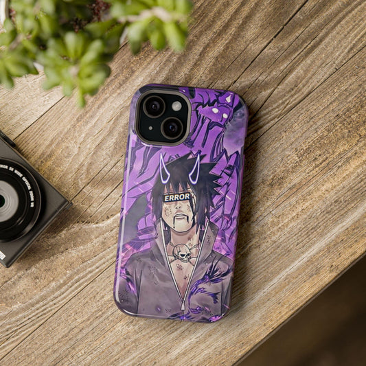 iPhone Impact-Resistant Case, Saske Anime Phone Cover, Protective Shell, Hard Case, Shockproof Phone Case, Otaku Gift