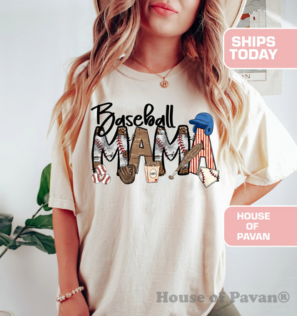 Baseball Mama Tee, Baseball Mom Shirt, Baseball Shirt For Women, Sports Mom Shirt, Mothers Day Gift, Baseball Shirt