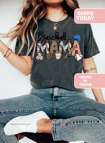 Baseball Mama Tee, Baseball Mom Shirt, Baseball Shirt For Women, Sports Mom Shirt, Mothers Day Gift, Baseball Shirt