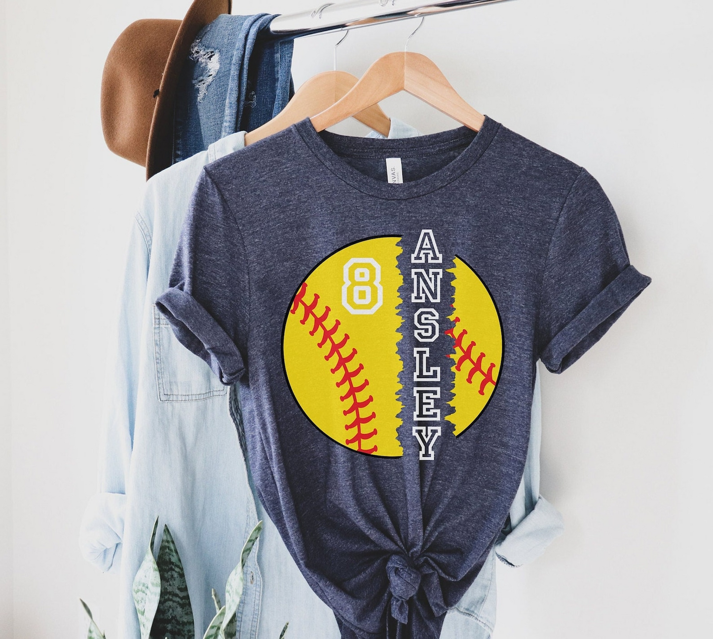Custom Softball Shirt, Softball Number Shirt, Softball Shirt, Softball Team Shirt, Softball Mom Shirt
