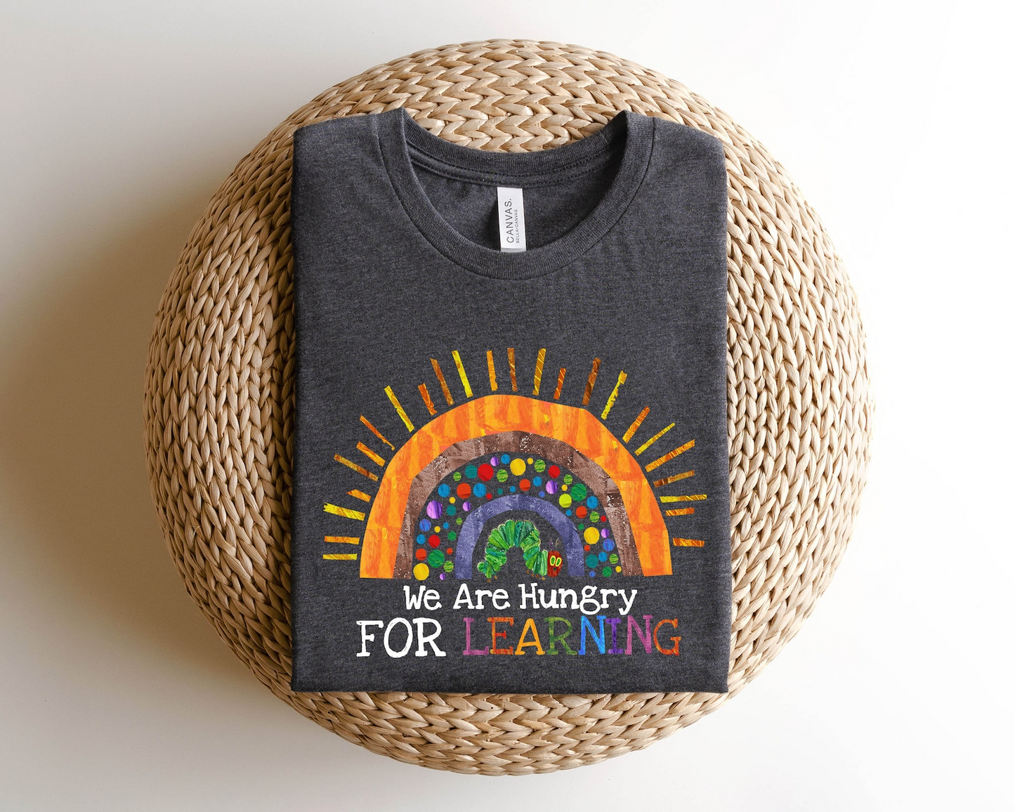 We Are Hungry For Learning Shirt, Back To School Gift, 1st Day Of School, Funny Teacher Shirt, Teacher Gifts, Teacher T-Shirt