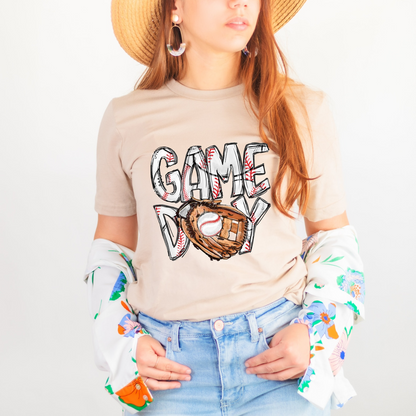 Baseball Shirt, Baseball Game Day Shirt for Women, Baseball Game Day TShirt, Baseball Mom Shirt, Game Day Baseball, Game Day Tee for Women