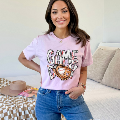 Baseball Shirt, Baseball Game Day Shirt for Women, Baseball Game Day TShirt, Baseball Mom Shirt, Game Day Baseball, Game Day Tee for Women