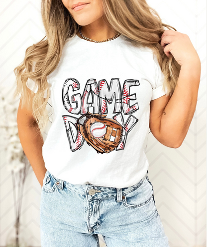 Baseball Shirt, Baseball Game Day Shirt for Women, Baseball Game Day TShirt, Baseball Mom Shirt, Game Day Baseball, Game Day Tee for Women