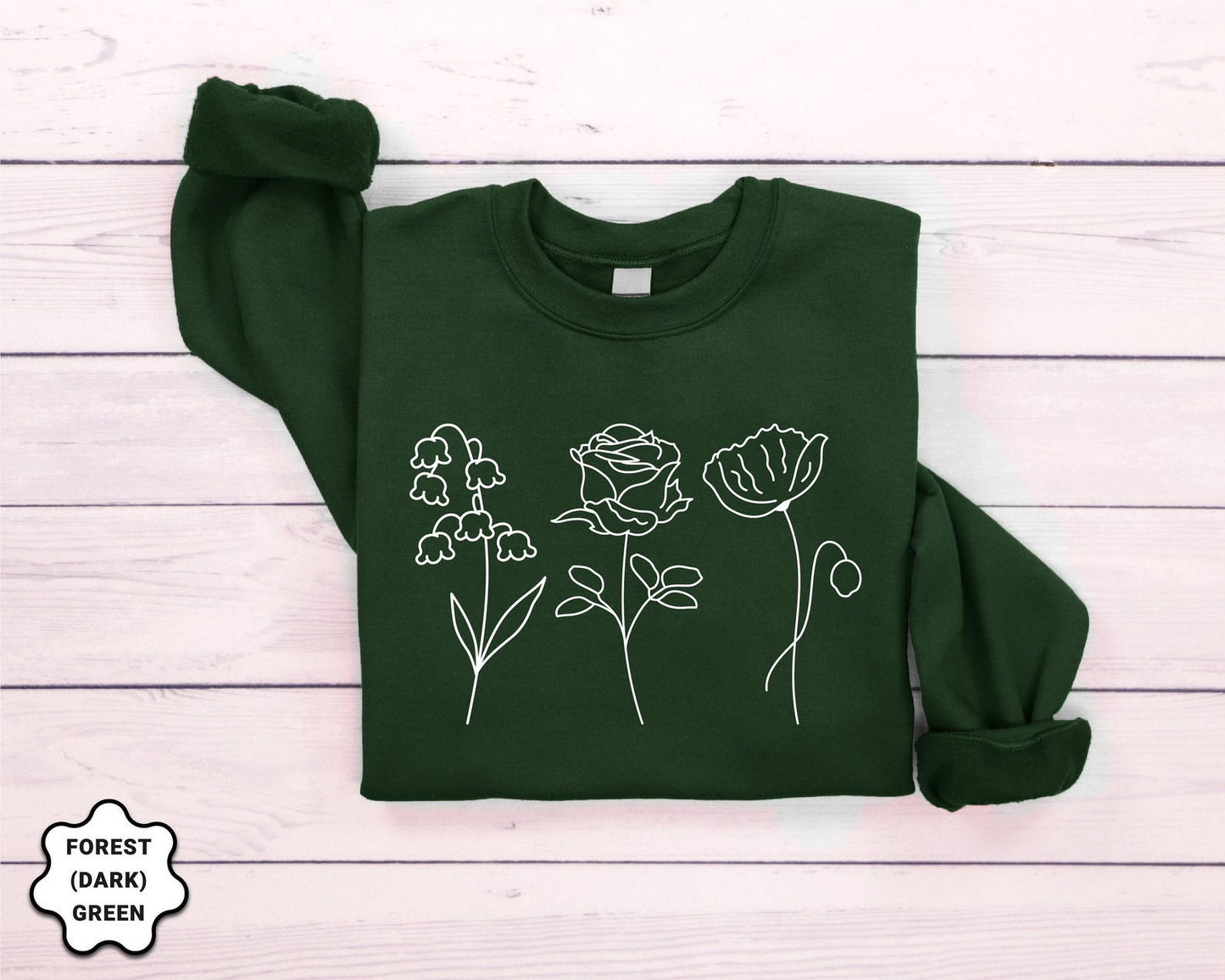 Customized Birth Month Flower Sweatshirt, Mothers Day Sweatshirt, Birthday Flower Sweatshirt, Mothers Day Gift, New Mom Gift,Mama Sweatshirt