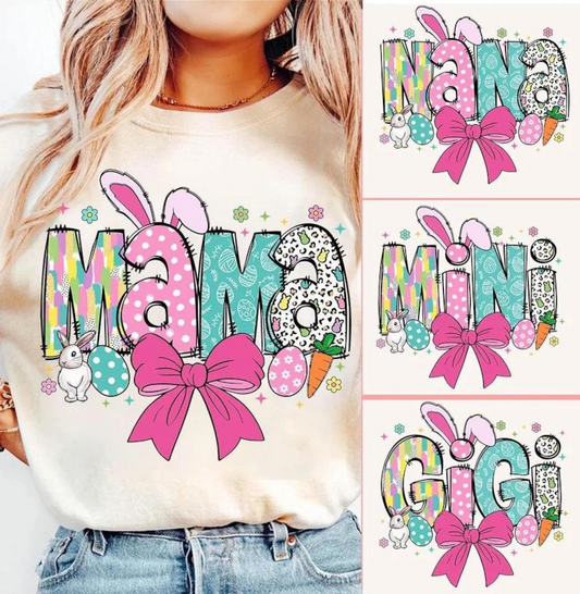 Easter Mama Shirt, Easter Mimi Shirt, Easter Mom Sweatshirt, Easter Gift For Mom, Mama Bunny Shirt, Easter Mama Outfit