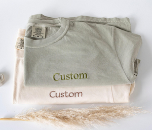 Custom Embroidered Comfort Colors T shirt, Custom Embroidered Tshirt, Embroidered Tee, Custom Tee, Embroidered T Shirt