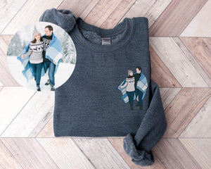 Photo Portrait Hoodie, Custom Couple Portrait, Custom Photo, Custom Portrait, Custom Family Portrait, Personalized Gifts, Custom Gift, Gifts