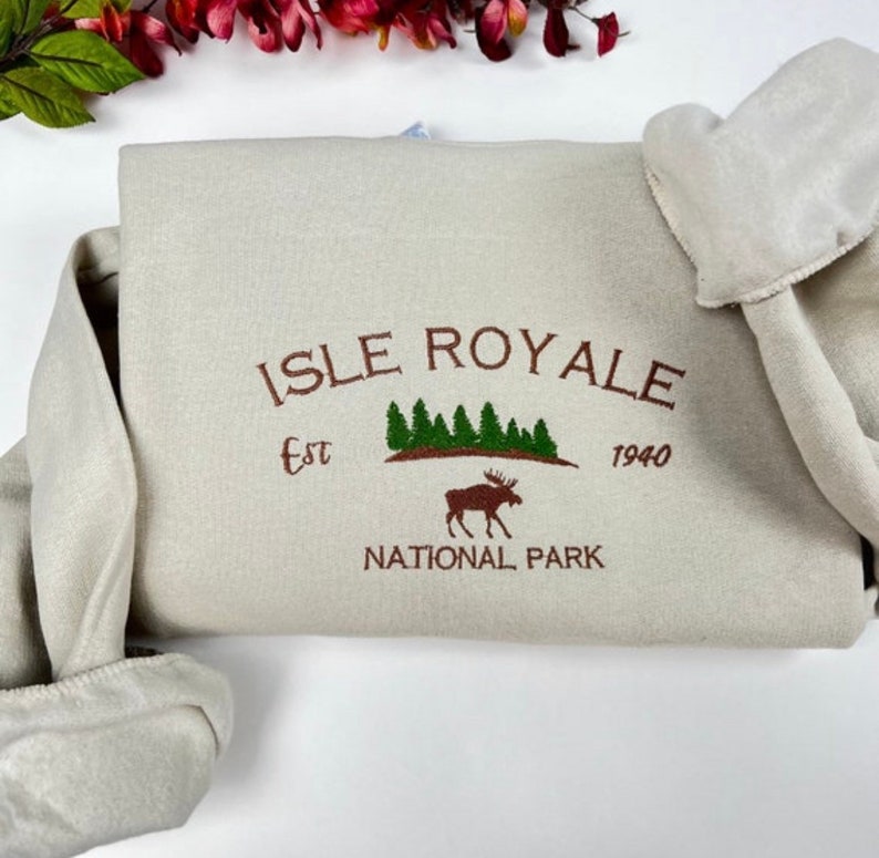 Custom Your National Park Embroidered Crewneck-embroidered Crewneck-National Park Sweatshirt