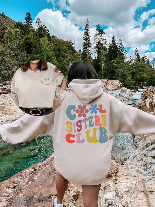 Cool Sisters Club Sweatshirt, Sister Sweatshirt, Christmas Gift, Sister Birthday Gift, Sister Gifts, Sister Sweatshirt