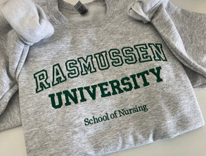 Custom Embroidered Varsity Crewneck - Embroidery Crewneck- Custom Embroidery - Personalized Sweatshirt - Embroidered Sweatshirt, mom gift