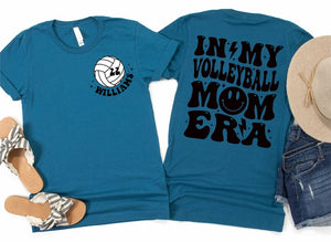 Custom Volleyball Shirt, Personalized Volleyball Shirt, Game Day Volleyball Hoodie, In My Volleyball Mom Era Shirt, Matching Team Volleyball