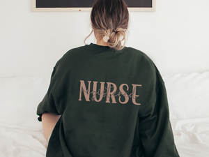 Personalized Registered Nurse Sweatshirt, Personalized RN Sweatshirt, Custom Registered Nurse Gifts, Registered Nurse Graduation Gift