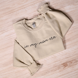 In My Mom Era geborduurd sweatshirt, hoodie schattige mama geborduurd, outfit coole moeder, trendy moederkleding, kleding voor moeders, Moederdagcadeaus