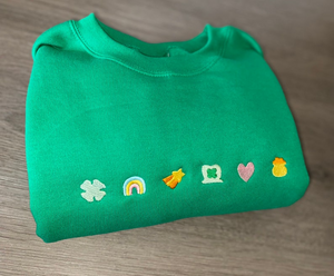 Lucky Charm Embroidered Sweatshirt