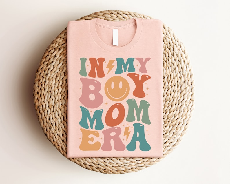 In My Boy Mom Era T-shirt - perfect cadeau voor Moederdag, Moederdagcadeau, mama-shirt, beste mama-shirt van dochter, cadeau voor beste moeder