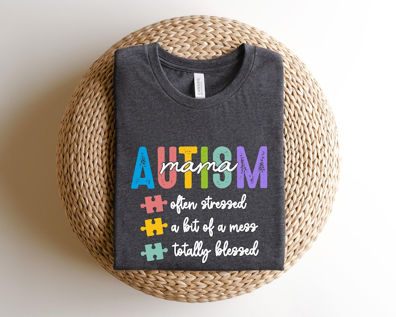 Autisme moeder shirt, Womens autisme shirt, autisme moeder cadeau shirt, autisme bewustzijn shirt, autisme moeder held, bewustzijn autisme, autisme moeder cadeau