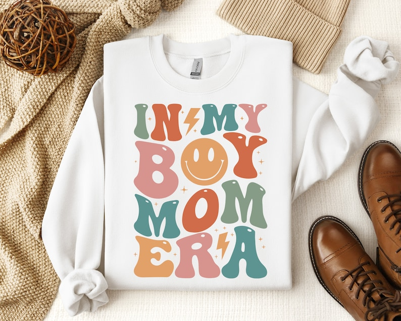 In My Boy Mom Era T-shirt - perfect cadeau voor Moederdag, Moederdagcadeau, mama-shirt, beste mama-shirt van dochter, cadeau voor beste moeder