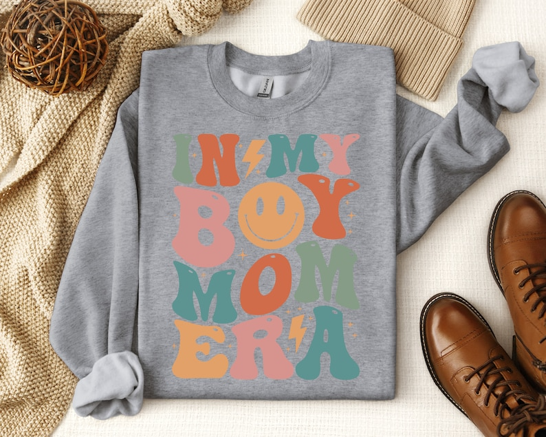 In My Boy Mom Era T-shirt - perfect cadeau voor Moederdag, Moederdagcadeau, mama-shirt, beste mama-shirt van dochter, cadeau voor beste moeder