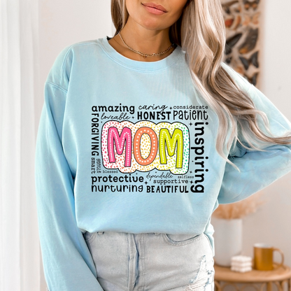 Ze is moeder shirt, retro-moeder shirt, gezegende moeder shirt, moeder shirt, moederleven shirt, Moederdag shirt, cadeau voor moeder, retro mamacitaten
