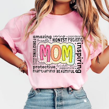 Ze is moeder shirt, retro-moeder shirt, gezegende moeder shirt, moeder shirt, moederleven shirt, Moederdag shirt, cadeau voor moeder, retro mamacitaten