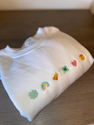 Lucky Charm Embroidered Sweatshirt