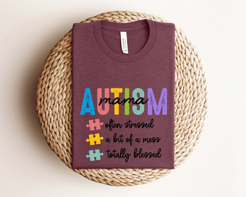 Autisme moeder shirt, Womens autisme shirt, autisme moeder cadeau shirt, autisme bewustzijn shirt, autisme moeder held, bewustzijn autisme, autisme moeder cadeau