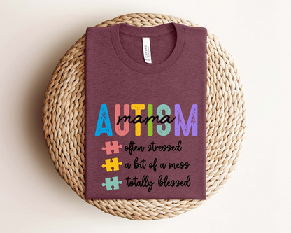 Autisme moeder shirt, Womens autisme shirt, autisme moeder cadeau shirt, autisme bewustzijn shirt, autisme moeder held, bewustzijn autisme, autisme moeder cadeau