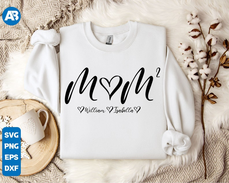 Moeder kubus shirt, moeder van drie shirt, gepersonaliseerde moeder Sweatshirt, Moederdag Shirt, moeder Shirt, Mama Power Shirt, Cricut