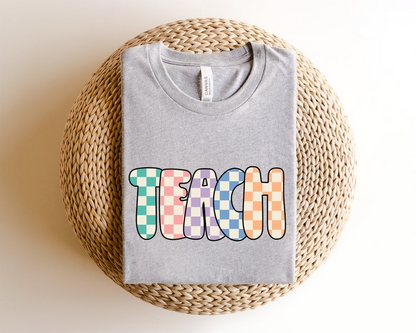 Teach T-Shirt, Teacher Shirt, Teacher Gifts, Gifts for Teachers, Retro Teacher Shirt, Retro Teach Shirt,Teacher Appreciation Shirt,Retro Tee