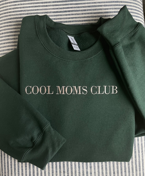 Cool Moms Club sweatshirt, embroidered cool mom sweatshirt, embroidered crewneck, Mother’s Day gift, gifts for mom