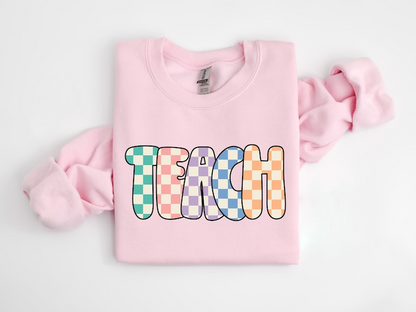 Teach T-Shirt, Teacher Shirt, Teacher Gifts, Gifts for Teachers, Retro Teacher Shirt, Retro Teach Shirt,Teacher Appreciation Shirt,Retro Tee