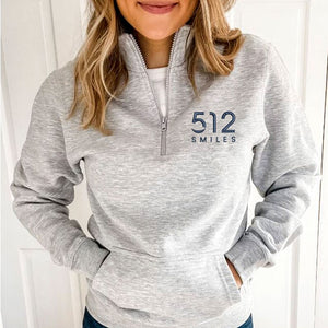 Quarter Zip Custom Logo Sweatshirt, Monogram Pullover Fleece, Personalized Gifts, Embroidered Sweatshirt, Personalized Gift CUSTOM Logo