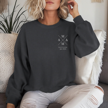 Moeder hoodie gepersonaliseerd met naam en jaar, moeder t-shirt cadeau, aanstaande moeder aankondiging, Moederdag, moeder trui