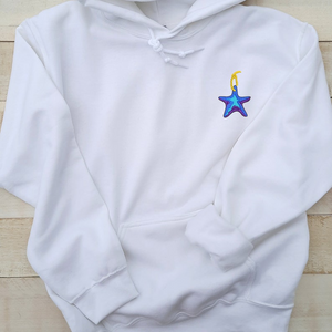 Custom Ocean Embroidered Sweatshirt & Hoodie, Starfish, Seahorse, Octopus, Ocean Animal Design, Beach Theme Clothing Gift for Sea Lovers!