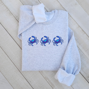 Custom Ocean Embroidered Sweatshirt & Hoodie, Starfish, Seahorse, Octopus, Ocean Animal Design, Beach Theme Clothing Gift for Sea Lovers!