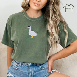 Embroidered Silly Goose Dad, Mom, Sister, Brother, Aunt, Shirt, Silly Goose T-shirt, Silly Goose Farm Shirt, Cute Goose Shirt