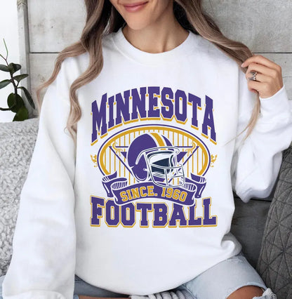 Minnesota Football Sweatshirt, Retro Minnesota Football Fan Sweatshirt, Minnesota Game Day Shirt, 1960 Team Football Shirt