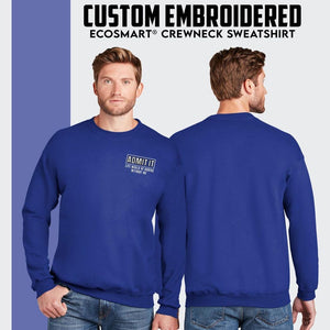 Custom Embroidered Crewneck, Custom Sweatshirt, Custom Crewneck Sweatshirt, Customized Ultimate Cotton Sweatshirt, Sweatshirt Hanes®